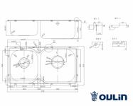 Мойка Oulin H-9819 под заказ