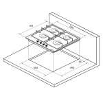 ВАРОЧНАЯ ПАНЕЛЬ ГАЗОВАЯ KUPPERSBERG FQ 62 W