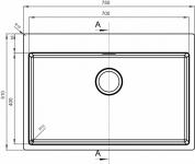 Кухонная мойка ЛОГИКА-HM 750.510.10.10