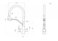 Смеситель UKINOX UM 2196 SS