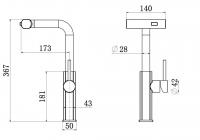 СМЕСИТЕЛЬ LONGRAN LM2186 BL