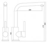 СМЕСИТЕЛЬ LONGRAN LOGIC LM2103 нерж