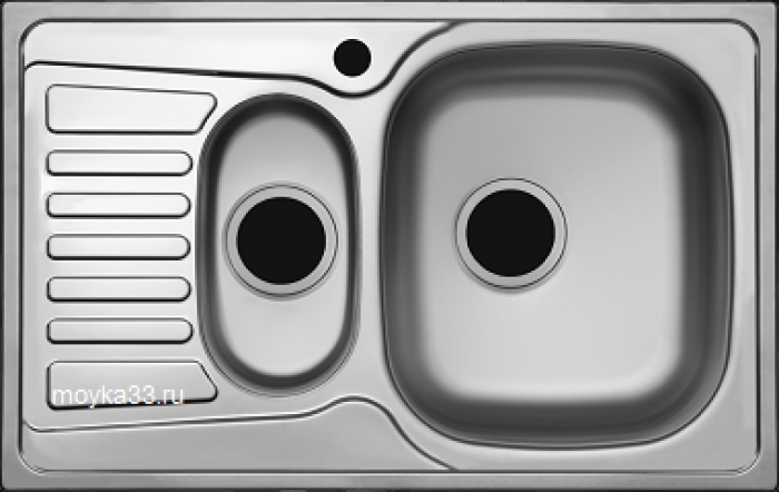 Мойка  UKINOX COP780.480 -15GT8K полированная