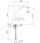 Смеситель Longran Impact G08910 granit