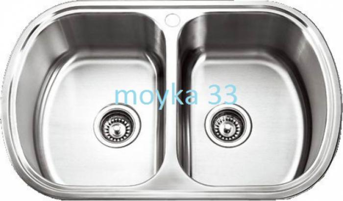 Мойка Китай 77х49 (0.8) Двойная