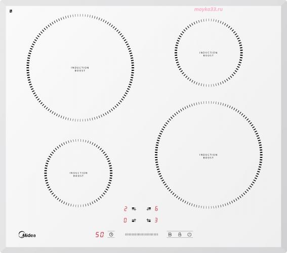 Варочная панель  Midea MIH64721FW