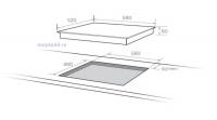 Варочная панель  Midea MIH64721FW