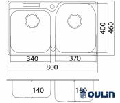 Мойка Oulin OL-H9910 (под заказ)