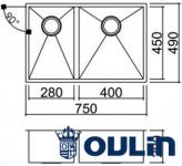 Мойка Oulin OL-F202 - под заказ