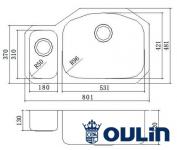 Мойка Oulin OL-U601 под заказ