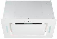Полновстраиваемая кухонная вытяжка AMARI Polo 52 white glass 