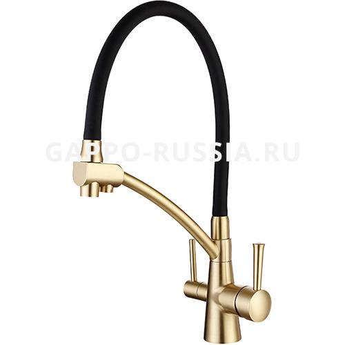 Смеситель для кухни с гибким изливом Gappo G4398-1 ПОД ФИЛЬТР