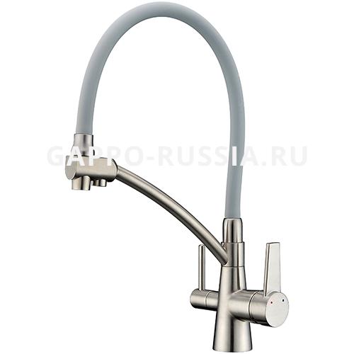 Смеситель для кухни с гибким изливом Gappo G4398 под фильтр